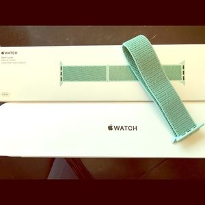 42mm Apple Watch Sport Loop Band Marine Green